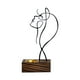thumbnail image 5 of Figuras de Cara de Mujer BLESIY Estatua Quemador de Incienso Soporte de Incienso Base de Madera Negro, 5 of 8