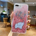 thumbnail image 3 of VIVO X90 X80 Pro V20 SE V17 V15 S1 Y50 Y30 Y15S Y15A Y01 V11 V21E 4G Y73 2021 Flor Elefante Purpurina Movimiento Arena Movediza Silicona Transparente Funda, 3 of 3
