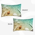 thumbnail image 2 of Balery Starfish And Seashell On The Beach Bedding Queen Pillow Cases - Envelope Closure - Soft Brushed Microfiber Fabric - Shrinkage and Fade Resistant Pillow Cases-14"x20", 2 of 6