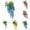 Z*5pc, variant on Artificial Wisteria Vine White, Artificial Wisteria Vine Garland Feet Piece Ratta Hanging Flowers for Home Garden Wedding Décor, Artificial Wisteria Flower*1