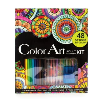 Color By Number Adult Coloring Book: Large Print Coloring Book For Adults  (Paperback) 