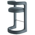 thumbnail image 6 of Bar Stool Chair Barstool, Blue, Velvet, Bar Pub Cafe Bistro Dining Kitchen Hospitality Restaurant, Modern Contemporary, HB37625, 6 of 9