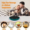 thumbnail image 6 of 2X Candle Warmer/Coffee Warmer, 8H Auto Shut 1-12H Candle , 2 Temp Setting 122/140℉ Green US Plug, 6 of 7
