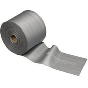 TheraBand Resistance Band 25 Yard Roll, Super Heavy Silver Non-Latex Professional Elastic