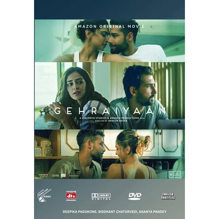 Gehraiyaan Hindi Movie DVD stg: Deepika Padukone Siddhant Chaturvedi Ananya Pandey