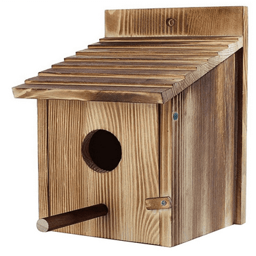 Outdoor Bird House, Outdoor Wooden Bird House, Bird Nest, Outdoor Hanging or Wall Mounted Bird House