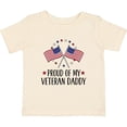 thumbnail image 3 of Inktastic Military Veteran Daddy Proud Son Daughter Boys or Girls Baby T-Shirt, 3 of 5