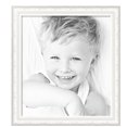 thumbnail image 2 of ArtToFrames 25" x 28" Majestic White Picture Frame, 25x28 inch Silver Wood Poster Frame (WOM-5198),  Pack, 2 of 7