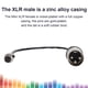 thumbnail image 3 of Cable XLR hembra 3 pines a XLR macho 3 pines ANGGREK 30 cm, 3 of 8