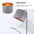 thumbnail image 3 of AURARMLET 1Pcs Grey Drum Lamp Shade Cover for Table Lamp Light Diffusion Style, 3 of 4