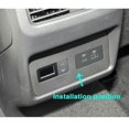 thumbnail image 3 of Car Rear USB Socket Control Panel Trim Cover Frame Decoration Sticker Interior Accessories For Nissan Qashqai J12 2022 2023 2024, 3 of 5