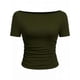 thumbnail image 1 of Tops Casuales sin Mangas para Mujeres Camiseta de Moda Blusa Elasticidad Suelta Cuello Redondo Tops de Color Sólido para Mujeres, 1 of 5