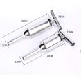 thumbnail image 2 of Manual Sausage Maker, Stainless Steel Homemade Sausage Stuffer Meat Filler Funnel Tubes Sausage Filling Tool, 2 of 7