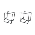 thumbnail image 3 of Estante para platos Matsuzay de Metal Negro 2Conjunto, 3 of 6