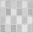 thumbnail image 1 of Ahgly Company Indoor Square Checkered Gray Modern Area Rugs, 6' Square, 1 of 1