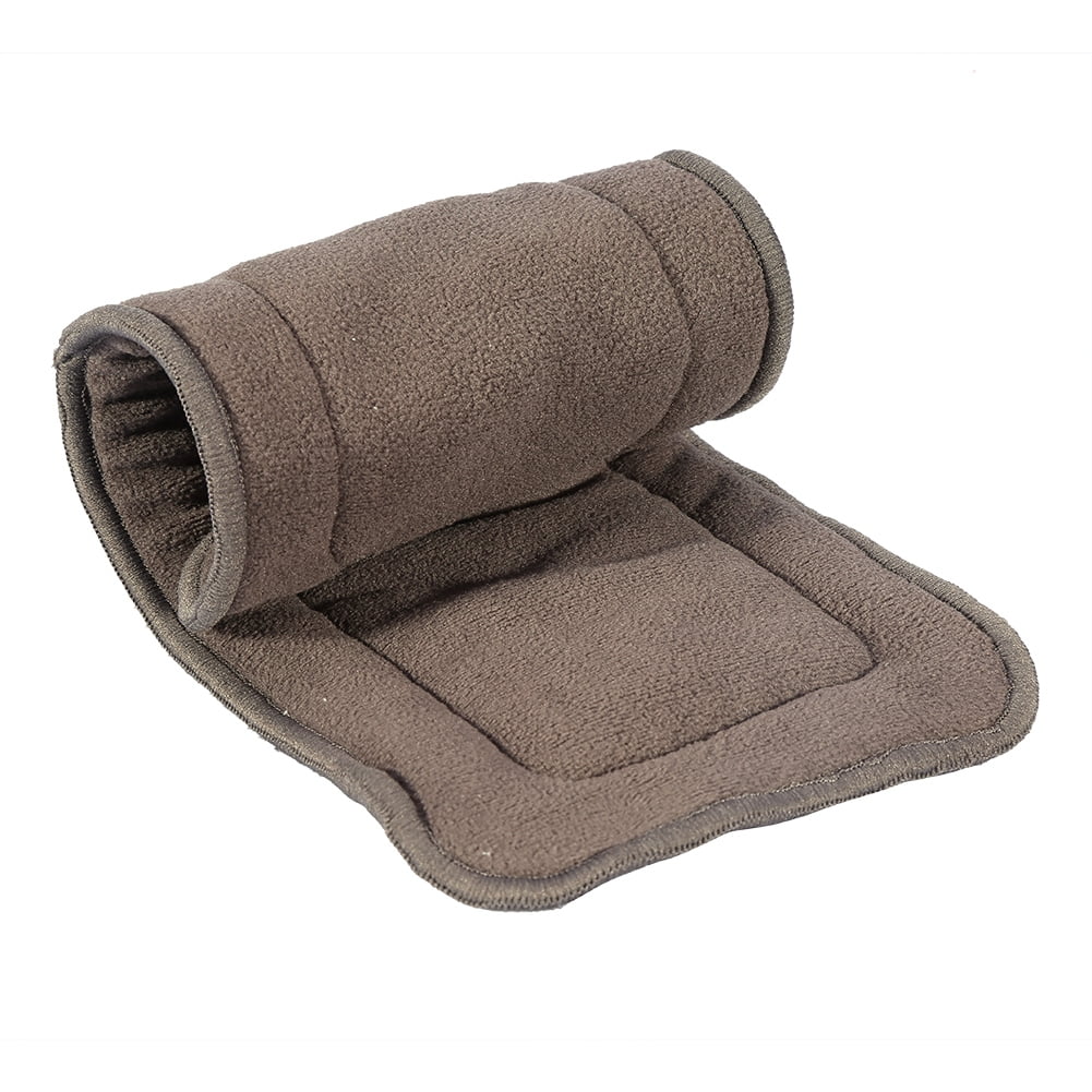 M 2 Sizes Washable 5 Layers Bamboo Charcoal Cloth Nappy Liner Super Absorbent Adult Diaper Insert