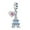 Eiffel Tower Pendant, variant on 925 Sterling Silver Charm for Bracelets Golden Sun and Moon Tai Chi Pendant Charm Women Bracelet Charm