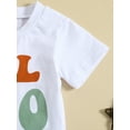 thumbnail image 4 of Big Brother Little Brother Matching Outfit Toddler Baby Boy Short Sleeve Crewneck Shirts Shorts Set Summer Clothes, 4 of 7