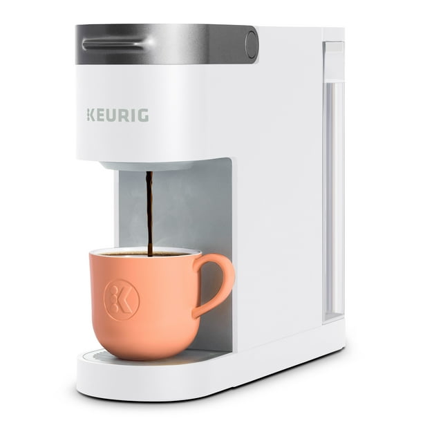 Keurig K-Slim Single Serve K-Cup Pod Coffee Maker, Brews 8 to 12oz. Cups, White