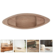 OUNONA 2pcs Mini Wooden Boat Toy Kids Small Sailboat Model Diy Craft Rustic Boat Decor Miniature Sailboats Nautical Decoration