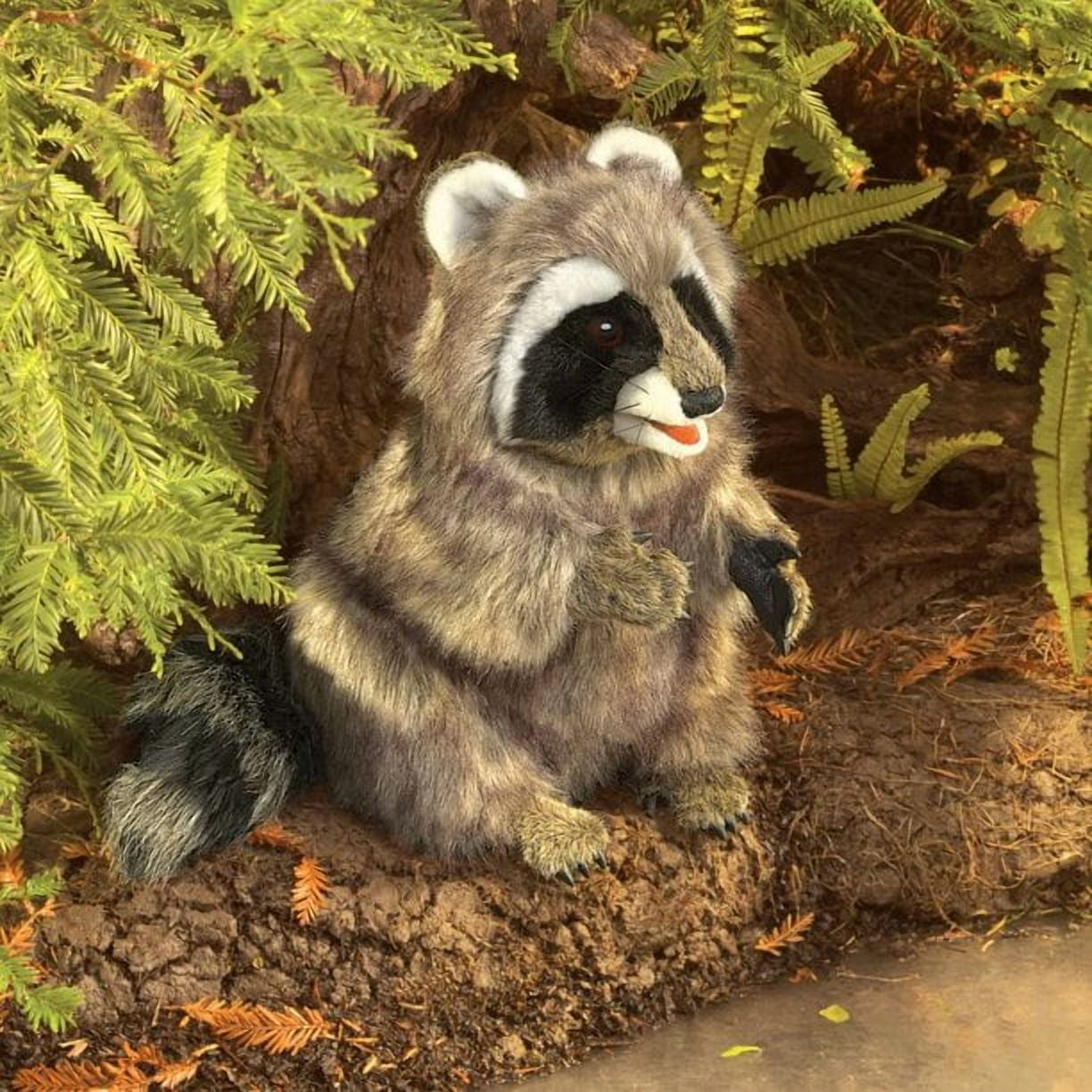 Free Shipping! Folkmanis Interactive Raccoon Hand Puppet Plush