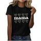 thumbnail image 2 of Tops Cortos para Mujeres Retro Impreso Cuello Redondo Manga Corta, Camiseta Casual para Uso Diario Y de Fiesta, 2 of 4