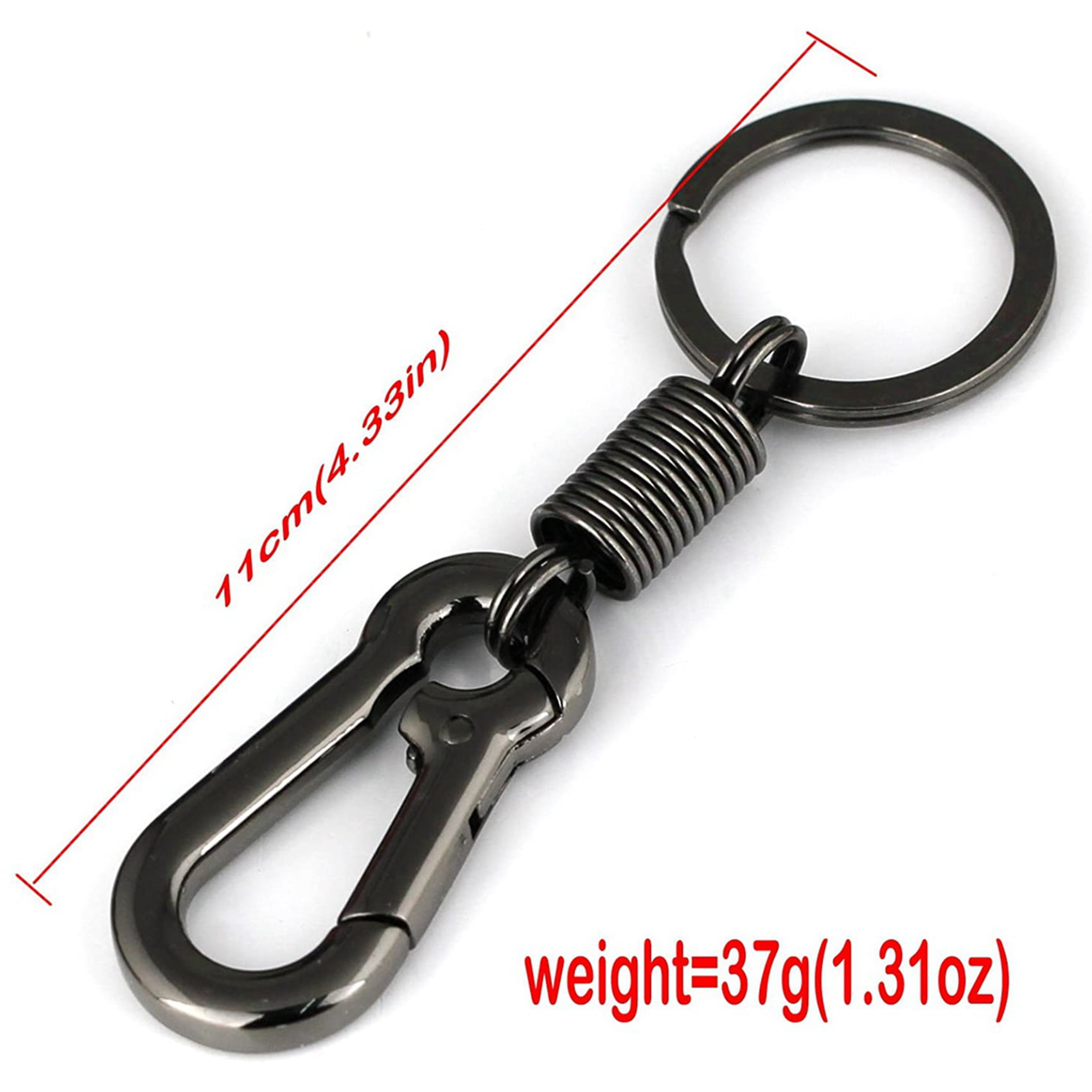 JODIDI Bling Bling Metal Carabiner Clip Keychain , Key Ring for