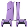 thumbnail image 2 of Skin Sticker for PS5 Slim / Pro / Standard Disc / Digital Edition Console and Controllers Decals for PlayStation 5 Bright Lavender, 2 of 5