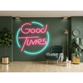 thumbnail image 4 of Glowneon Good Times Neon Sign, Home Wall Decor, 4 of 4