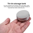 thumbnail image 2 of 30ml Silver Small Aluminum Round Lip Balm Storage Jar Containers with Screw Cap for Lip Balm, Cosmetic, Candles or Tea(Pack of 24), 2 of 7