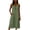 Green, variant on Button Front Dress Women Dinner Dress 2026 Summer Solid Color Sleeveless Crew Neck Breathable Regular Fit Dress for Women with Pockets Basic for Daily and Commute S-2XL