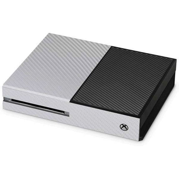 Skinit Textures White Carbon Fiber Xbox One Console Skin