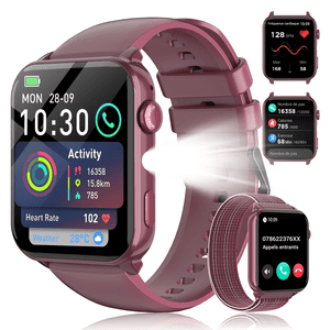 LUOMATE Smart Watch for Women and Men, Purple
