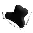 thumbnail image 3 of CxhicLuv Car Lumbar Cushion, Auto Back Support, Foam 9-Massage Point Universal, Car Comfort Accessories, Back Pain Relief for Long-Distance Drivers, Office Workers, Black, 3 of 6