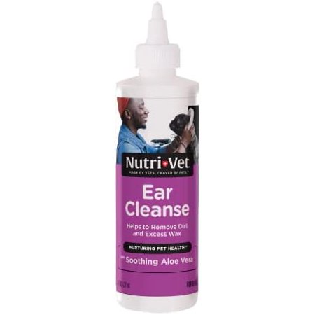 Nutri-Vet Ear Cleanse for Dogs | Cleans & Deodorizes | 8 Ounces (Package May Vary)