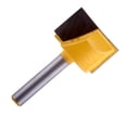 thumbnail image 4 of 2 Pièces de Fond de Nettoyage Surface Rabotage Routeur Bit 1/4 Tige, 4 of 6