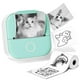 thumbnail image 1 of Mini impresora de pegatinas de bolsillo Ponek T02, impresora de recibos portátil, impresora térmica fotográfica para teléfono, compatible con iOS y Android, con cápsulas de impresión para estudio, dia, 1 of 5