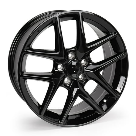18" Replacement Rim for 2016-2024 Honda Civic Wheel, 18x8-inch 5-Lug Sport Glossy Black Wheel Rim