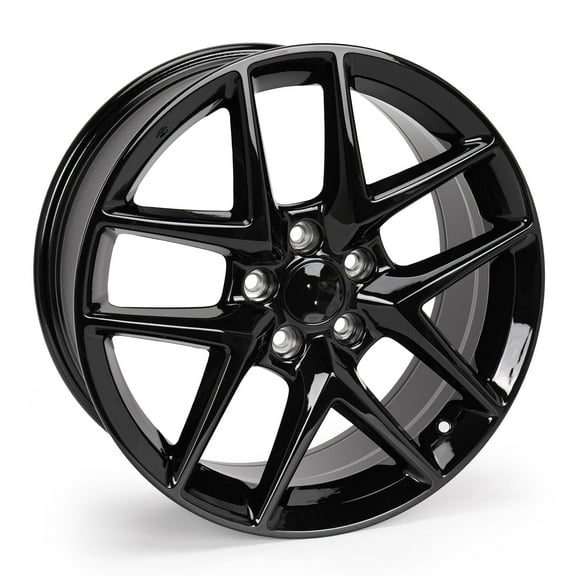 18" Replacement Rim for 2016-2024 Honda Civic Wheel, 18x8-inch 5-Lug Sport Glossy Black Wheel Rim