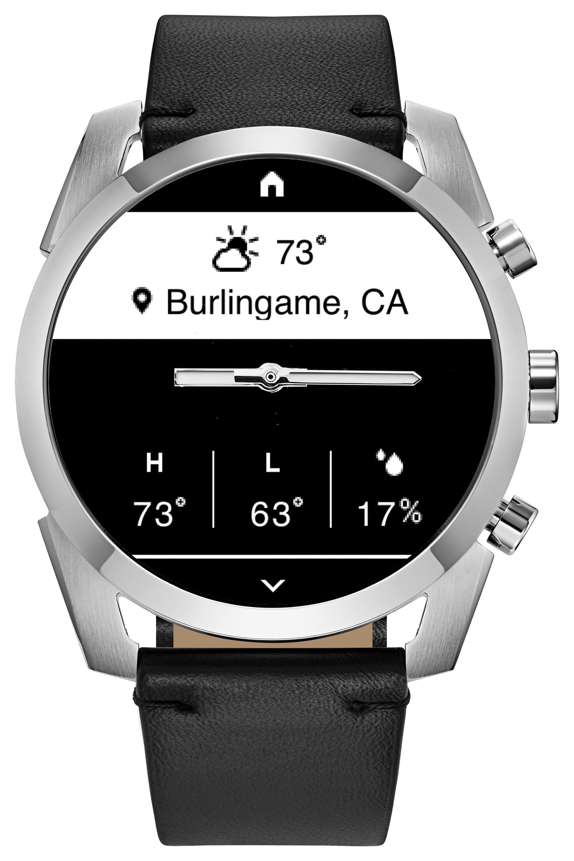 Citizen CZ Smart Hybrid Black Silicone Sport Smart Watch 42mm