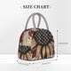 thumbnail image 2 of Balery USA Sunflower Flag Bolsa de Almuerzo para Mujeres, Caja de Almuerzo, Bolsa de Almuerzo Pequeña Impermeable, Tote de Almuerzo Reutilizable con Gran Capacidad, 2 of 6