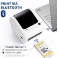 thumbnail image 4 of AKMI Bluetooth Thermal Shipping Label Printer with USB Cable, Black, 100 Count, 4 of 5
