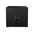 thumbnail image 4 of Black Printer Stand with Adjustable Shelf Height / Useful in Printing Areas and by Desks, 4 of 6