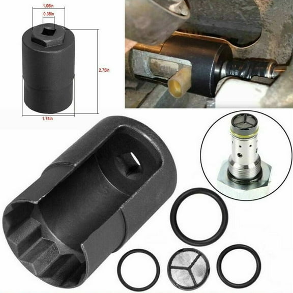 IPR Valve Socket Removal Tool w/ Seal Kit Fit 03-10 Fitd 6.0L Powerstroke F250