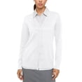 thumbnail image 3 of Uvplove Women Long Sleeve Soft Basic Knit Cardigan Sweater,Pure White,S-3XL, 3 of 13