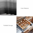 thumbnail image 6 of Placemats Set of 8, Black Grey Ombre Woven Placemat, Linen Place Mats for Kitchen/Dining Tables, Modern Abstract Art Texture Washable Table Mats for Party, 6 of 8