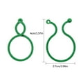 thumbnail image 3 of Hebilla 200 clips verdes en forma de 8 para plantas,correas de sujeción para tomates,enredaderas,clips de soporte para árboles y flores en el jardín. Rkxzt, 3 of 8