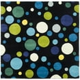 thumbnail image 6 of SAFAVIEH Soho Dots Polka Dots Wool Area Rug, Black/Multi, 7'6" x 9'6", 6 of 9