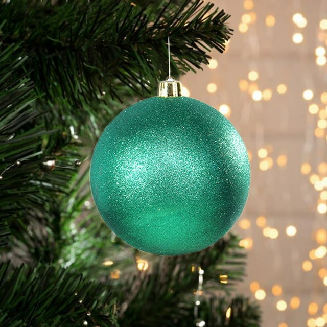 Nilvkv Christmas 6 Inch 150mm Decorations Commercial Grade Indoor and Outdoor Shatterproof Plastic Spherical Decoratives Clearances Saleing