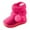 Hot Pink, variant on Gibobby Girls Cowgirl Boots Kids Mid Calf Western Boots Flower Cowboy Boots Square Toe Riding Shoes for Toddler/Little Kid/Big Kid,Coffee,10